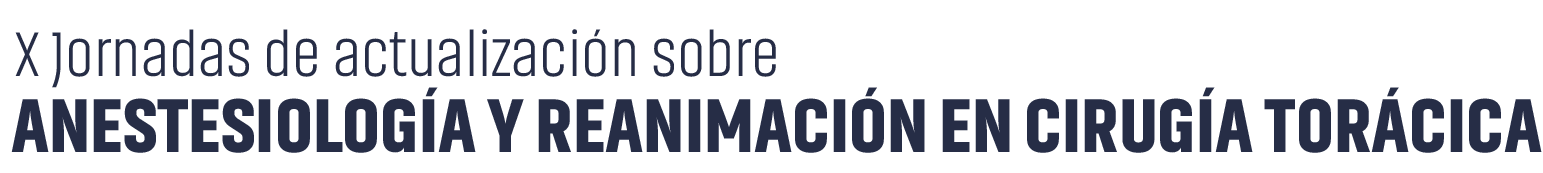 X Jornadas Anestesiologia sobre Anestesiología